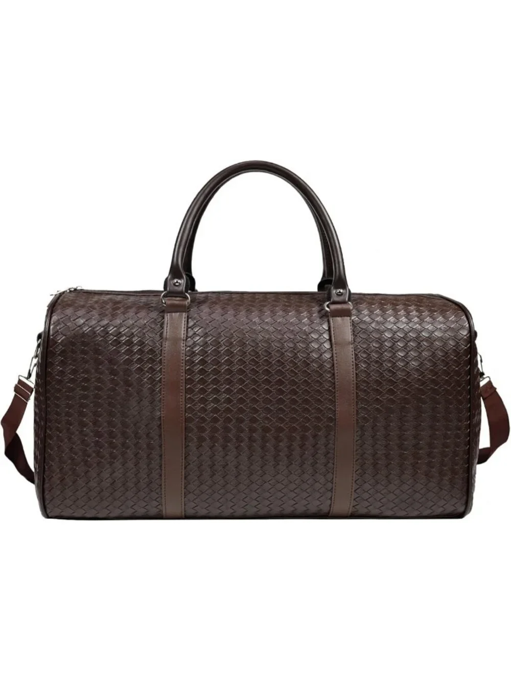 27L Waterproof Travel Duffle Bag with Shoe Compartment & Foldable Toiletry Bag